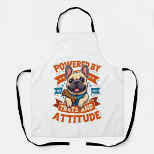 Delantal Con Energía De Golosinas Y Actitud Bulldog Francés