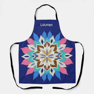Delantal con estampado Blue Bayou