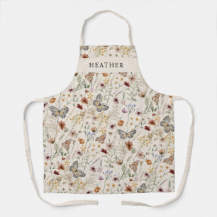 Delantal con estampado Boho integral