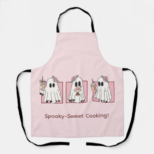 Delantal con Estampado Completo de Kawaii Hallowee