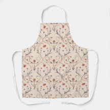 Delantal con estampado de Amour Vine, mediano
