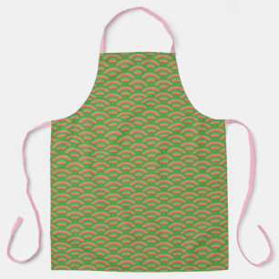 Delantal con estampado de arcos de la naturaleza