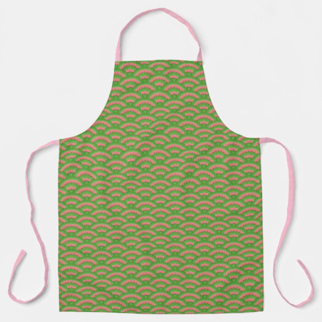 Delantal con estampado de arcos de la naturaleza (Anverso)