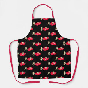 Delantal con estampado de Cupido y corazones de Sa