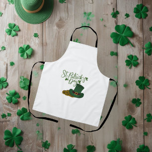Delantal con Estampado de Día de San Patricio