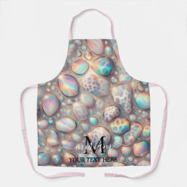 Delantal con estampado de leopardo opal en todo