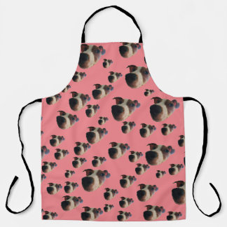 Delantal con estampado divertido y lindo Jack Russ