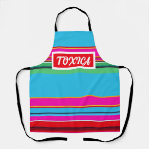 Delantal con Estampado Mexicano Toxica