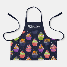 Delantal con estampado total