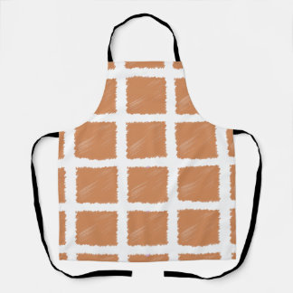 Delantal con estampado total