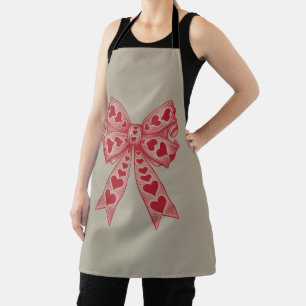 Delantal con estampado total