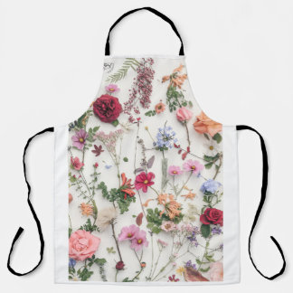 Delantal con estampado total