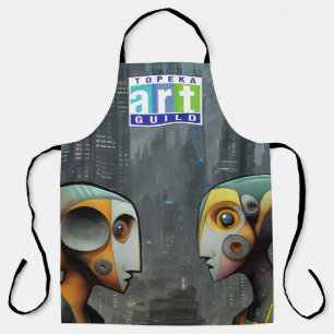 Delantal con estampado total