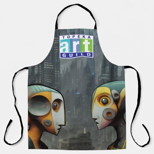 Delantal con estampado total (Anverso)