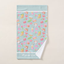 Delantal con Estampado Total 'Amor y Tarta'