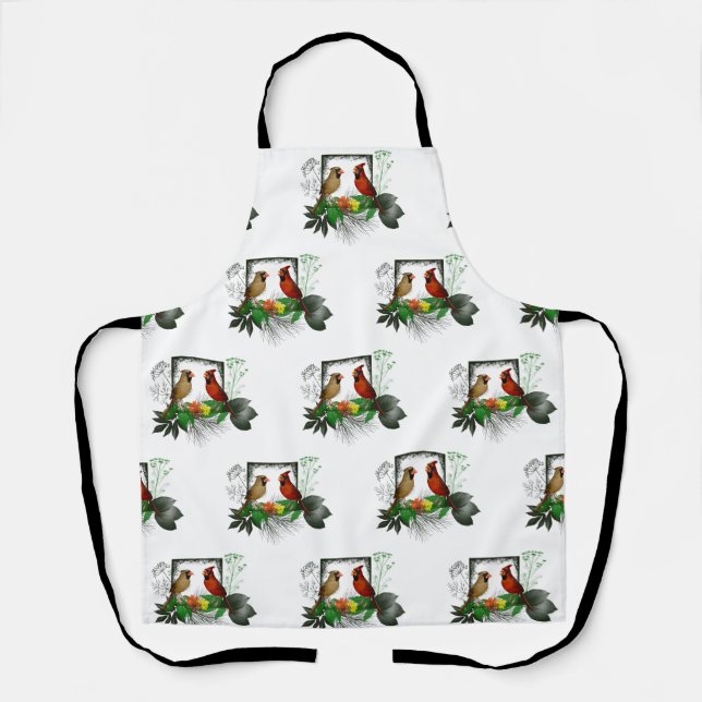 Delantal con estampado total Cardinals Corner (eli (Anverso)
