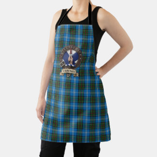 Delantal con estampado total Clan Kirkpatrick