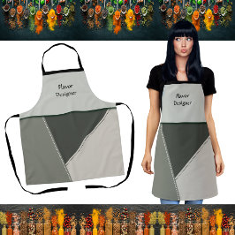 Delantal con Estampado Total de Estilo Culinario M