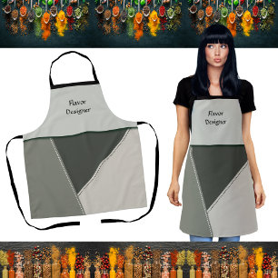 Delantal con Estampado Total de Estilo Culinario M