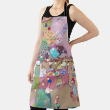 Delantal con estampado total LALATOWN