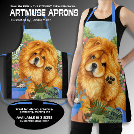 Delantal con estampado total NIKO el Chow