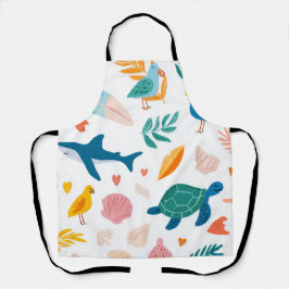Delantal con estampado total Ocean Soul regalo