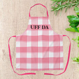 Delantal con Estampado Total Red Check Farmhouse U