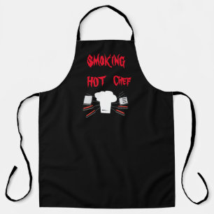 Delantal con Estampado Total Smoking Hot Chef, Gra