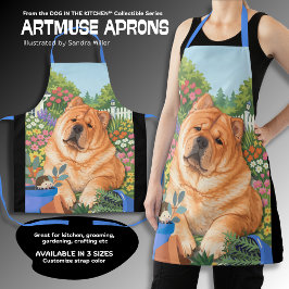 Delantal con estampado total Smooth Chow de BETTY 
