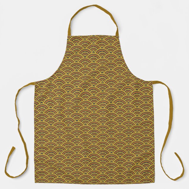 Delantal con estampado total Time Arches (Anverso)