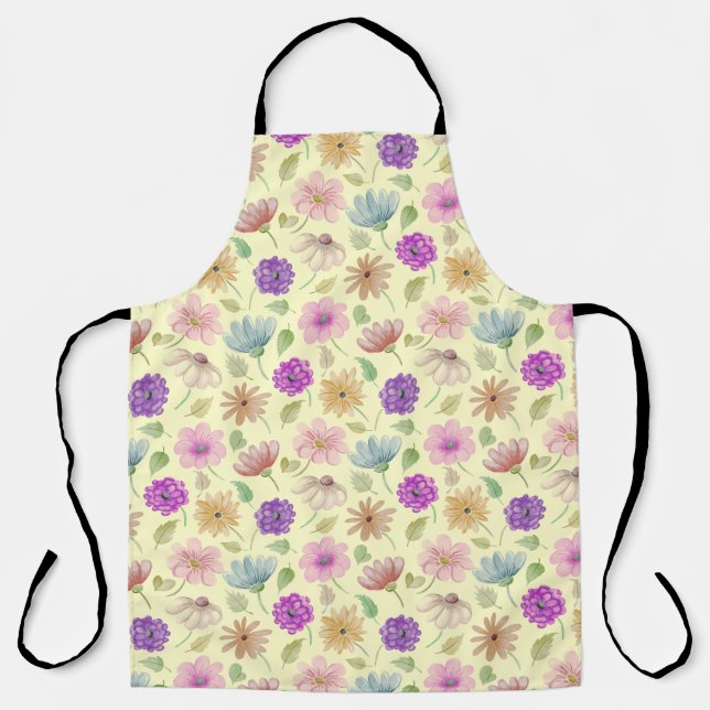 Delantal Con Flores (Anverso)