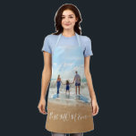 Delantal con Foto Personalizada con Texto - La Mej<br><div class="desc">Delantales con Foto Personalizada con Texto - La Mejor Mamá del Mundo - Crea Tu Propio Diseño Único - Regalo Personalizado para Mamá - Madre / Familia / Amigos o Regalos de Foto de Delantal Personalizados - Agrega Tu Foto / o Texto - Redimensiona y mueve o elimina y agrega...</div>