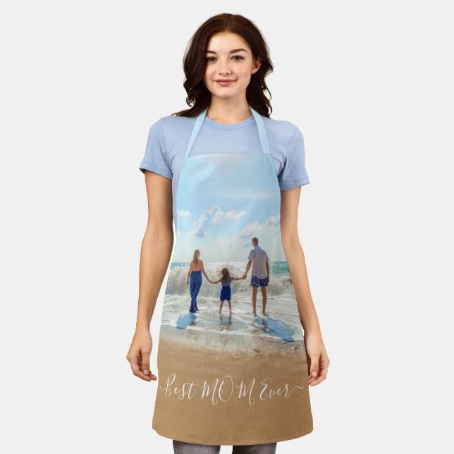 Delantal con Foto Personalizada con Texto - La Mej (Gastado)