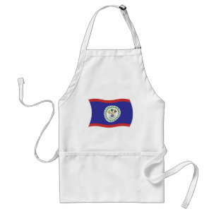 Delantal con la bandera de Belice