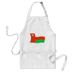 Delantal con la bandera de Omán
