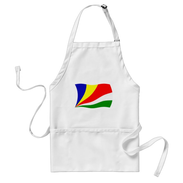Delantal con la bandera de Seychelles (Frente)