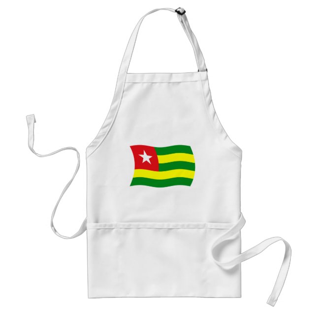 Delantal con la bandera de Togo (Frente)
