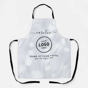 Delantal con Logo de Salón Moderno de Moda