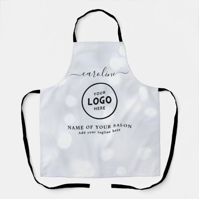 Delantal con Logo de Salón Moderno de Moda (Anverso)