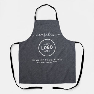 Delantal con Logo de Salón Moderno de Moda