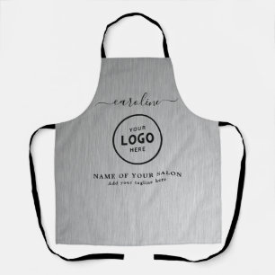 Delantal con Logo de Salón Moderno de Moda