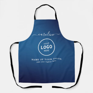 Delantal con Logo de Salón Moderno de Moda