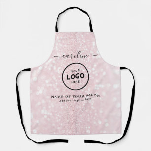 Delantal con Logo de Salón Moderno de Moda