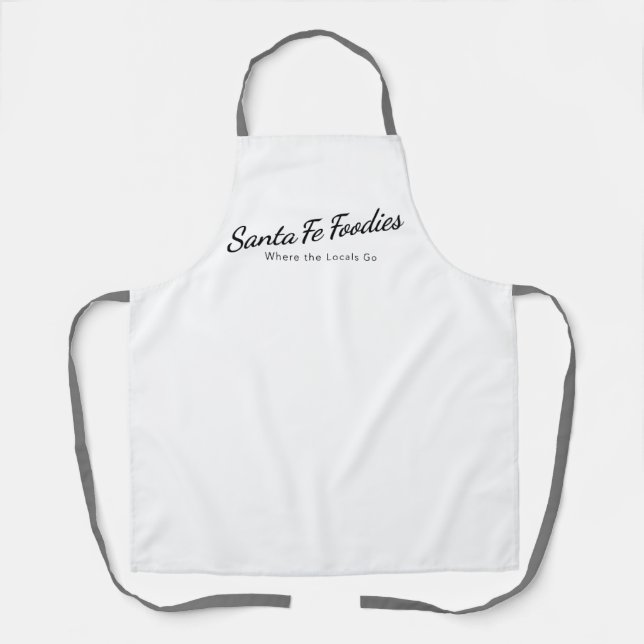 Delantal con logo de Santa Fe Foodies (Anverso)