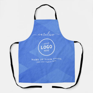 Delantal con logotipo de salón moderno de moda