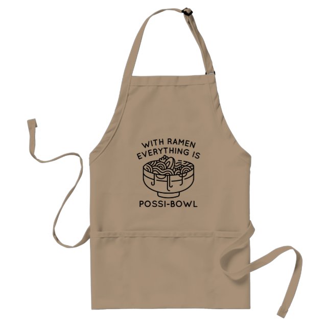 Delantal Con Ramen Todo Es Possi-Bowl (Frente)