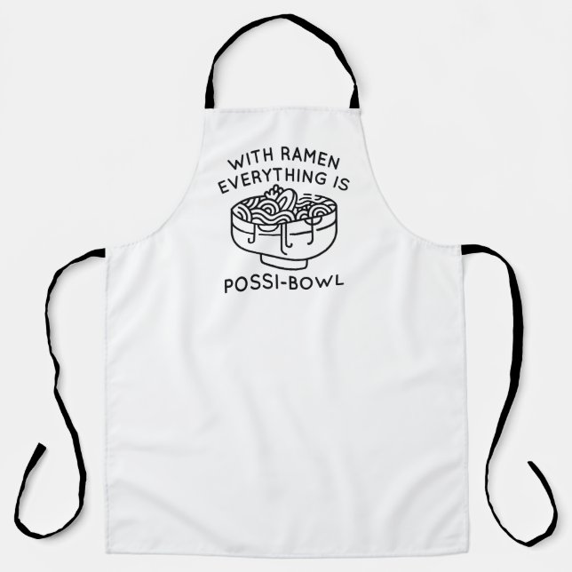 Delantal Con Ramen Todo Es Possi-Bowl (Anverso)