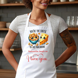 Delantal con regalo personalizado de comida de dib
