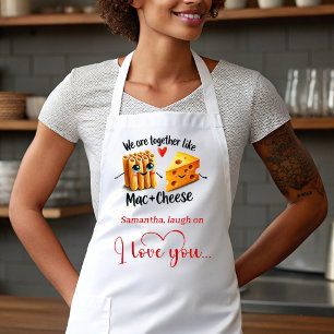 Delantal con regalo personalizado de San Valentín 