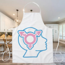 Delantal con Símbolo del Orgullo Trans
